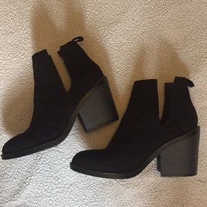 Mossimo Black Suede Booties